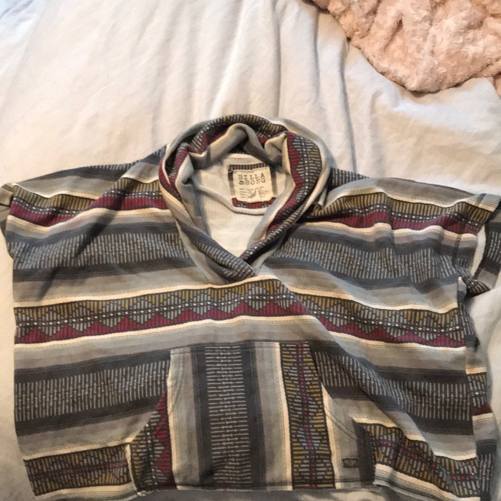 Billabong summer sweater poncho kangaroo pocket